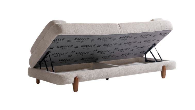 დივანი IST კაპუჩინო – გასაშლელი დივანი მარტივი მექანიზმით 