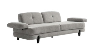 დივანი IST  ნაცრისფერი – გასაშლელი დივანი მარტივი მექანიზმით 