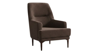 სავარძელი DIVA  მუქი ყავისფერი – დეკორატიული სავარძელი 