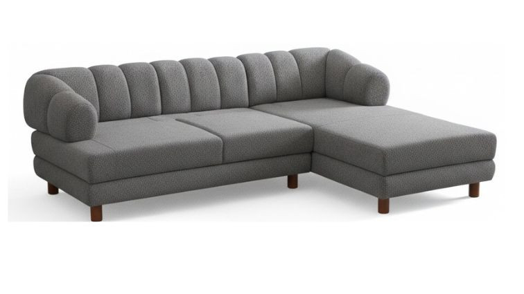 კუთხის დივანი LION ნაცრისფერი – კუთხის დივანი სათავსოთი 