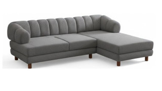 კუთხის დივანი LION ნაცრისფერი – კუთხის დივანი სათავსოთი 