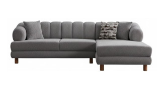 კუთხის დივანი LION ნაცრისფერი – კუთხის დივანი სათავსოთი 