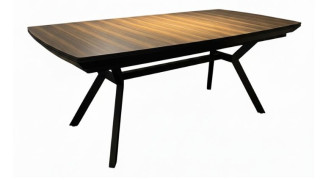 სასადილო გასაშლელი მაგიდა Titanium მუქი ხისფერი – მაგიდა 