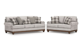 კომპლექტი  Stoughton S2 – 3 & 2 ადგილიანი რბილი ავეჯი 