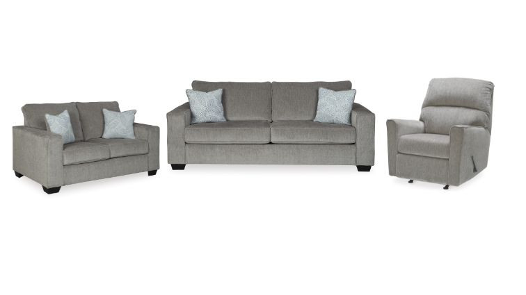 კომპლექტი  Altari S3 – დივანის, ორიანის და რექლაინერის სამეული 