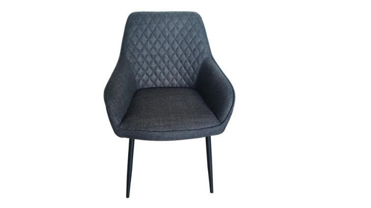 NOLAN ARMCHAIR HARLEQUIN DARK GRAY – Table with 4 chairs + 2 chairs as a gift 