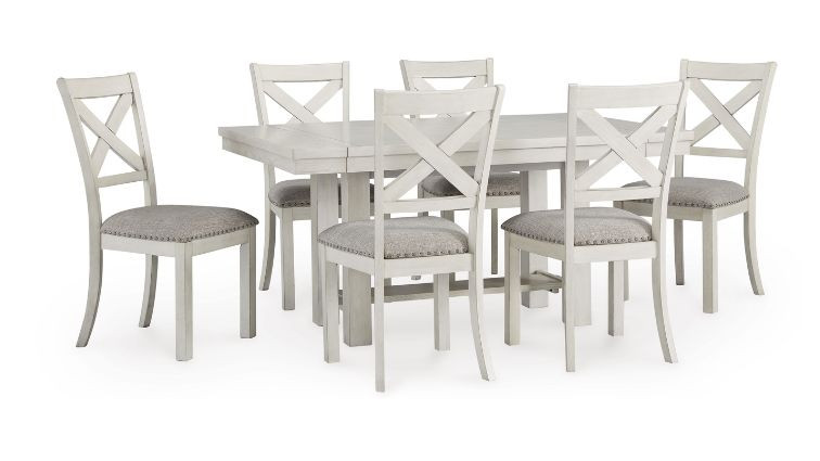 კომპლექტი Robbinsdale S7 – მაგიდა 6 სკამით 