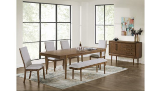 Set Lyncott S5 – Dining Table with Bench 
