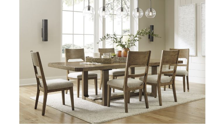 Set Cabalynn S8 – Dining Table with 8 Chairs 