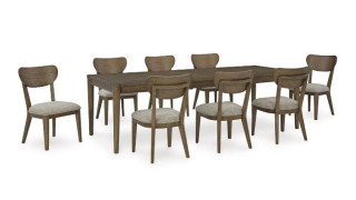 კომპლექტი Roanhowe S7 – მაგიდა 8 სკამით 