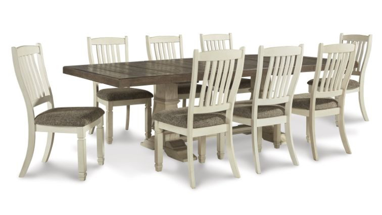 Set Bolanburg S8 – Dining Table with 8 Chairs 