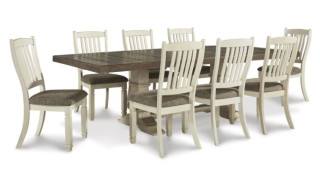 Set Bolanburg S8 – Dining Table with 8 Chairs 