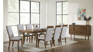 Set Lyncott S8 – Dining Table with 8 Chairs 