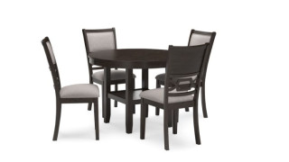 Dining set Langwest – Dining Table with 4 Chairs 