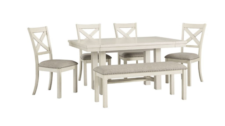 Set Robbinsdale S5 – Dining Table with Bench 