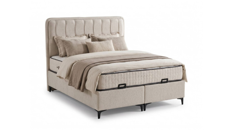Bed storage Silva Cream – Studio Apartment Bedroom 
