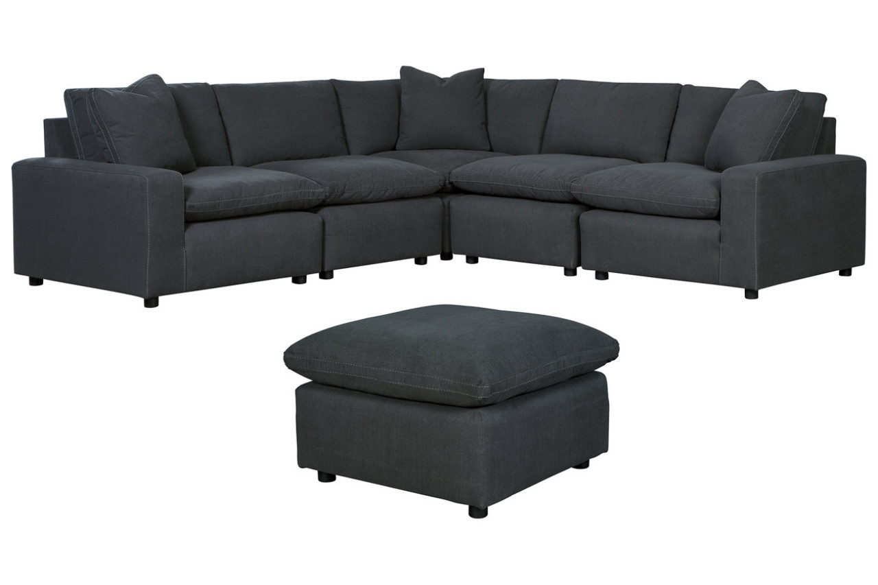 Savesto charcoal 6 on sale piece laf sectional