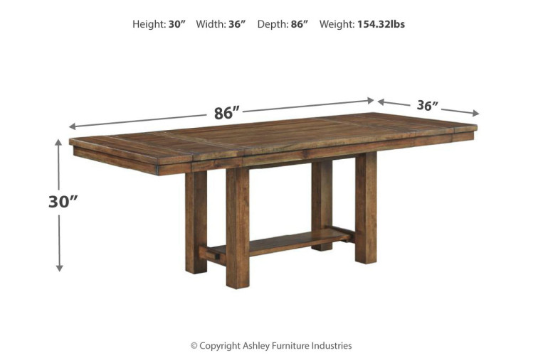 კომპლექტი Moriville S6 • სასადილო ოთახის მაგიდა და სკამები