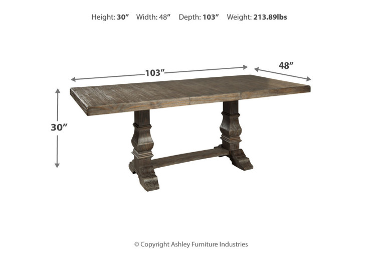 კომპლექტი Wyndahl S7 • სასადილო ოთახის მაგიდა და სკამები