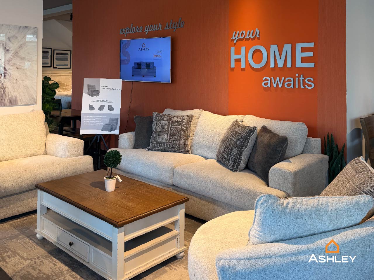 Upholstered furniture in Batumi, Furniture Store in Batumi, 92 Melikishvili St., Ashley HomeStore